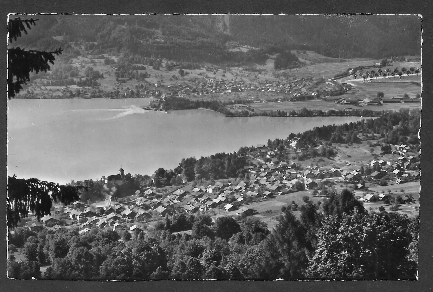 Cartoline postali: Ringgenberg - Bönigen Gesamtansicht – Usato da Olten venduto da clotaldi