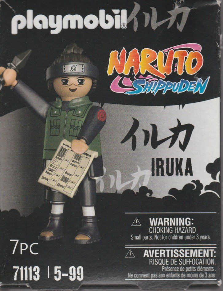 Playmobil Giocattoli: PLAYMOBIL  NARUTO SHIPPUDEN 71113 IRUKA – Nuovo e nell'imballaggio originale da Vezia venduto da Aquarius_Age