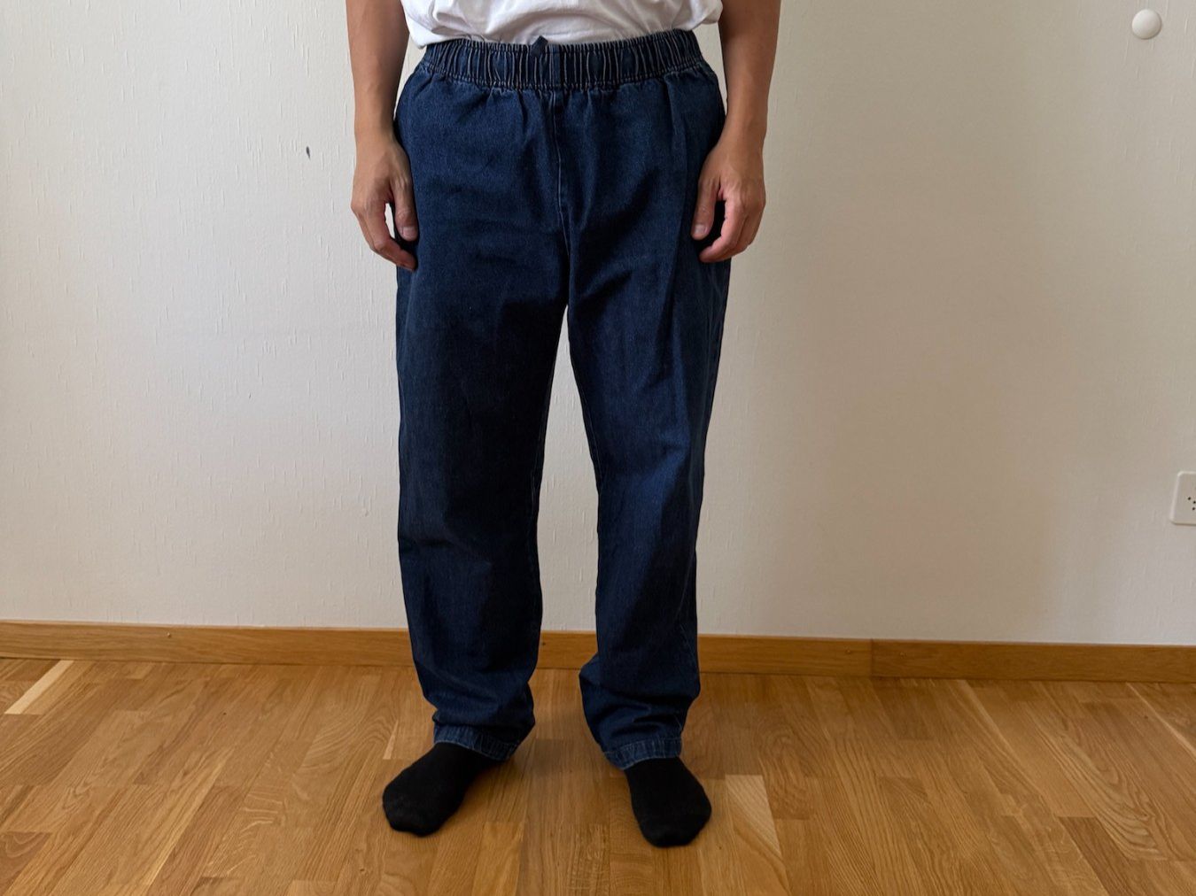 Muji Pantaloni: MUJI Denim Easy Pants - Gr. M – Usato da Zürich venduto da nt7