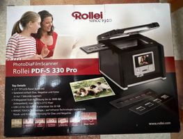 Filmscanner Rollei PDF-S 330 Pro mit Zubehör im Karton