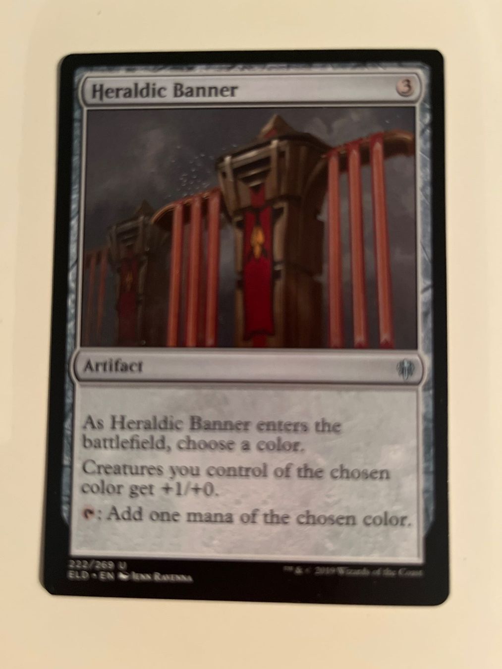 Magic The Gathering Carte collezionabili: 1 x Heraldic Banner - Magic: The Gathering - MtG – Usato da Kriens venduto da Shadi1980