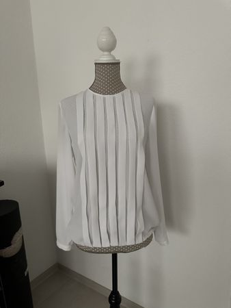 Seidensticker Elegante weisse Bluse Gr. 36