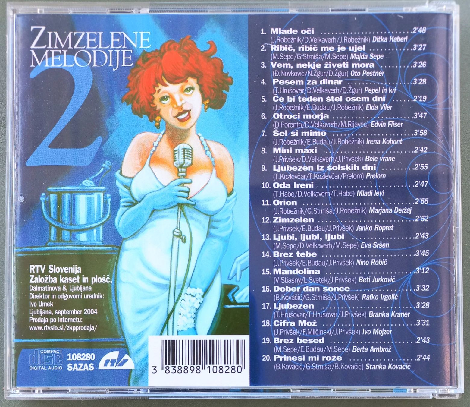 CD: CD - Zimzelene Melodije - Slowenische Schlager – Usato da Niederuzwil venduto da lubimaja 2