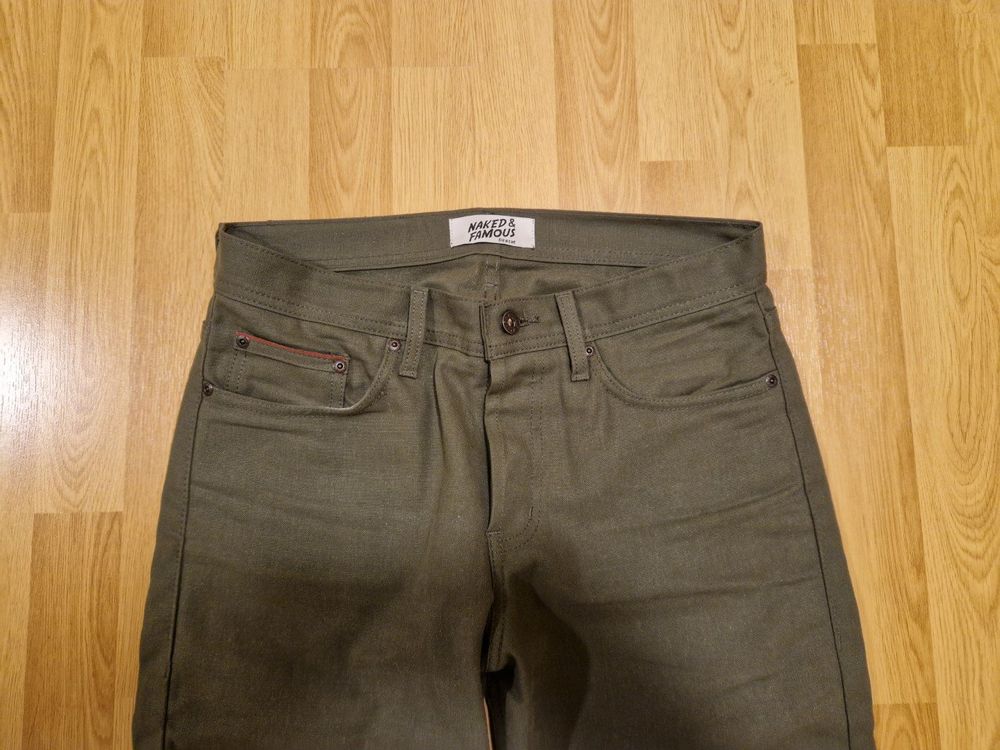 Naked And Famous Jeans Weird Guy Size Olive Gr N Kaufen Auf Ricardo