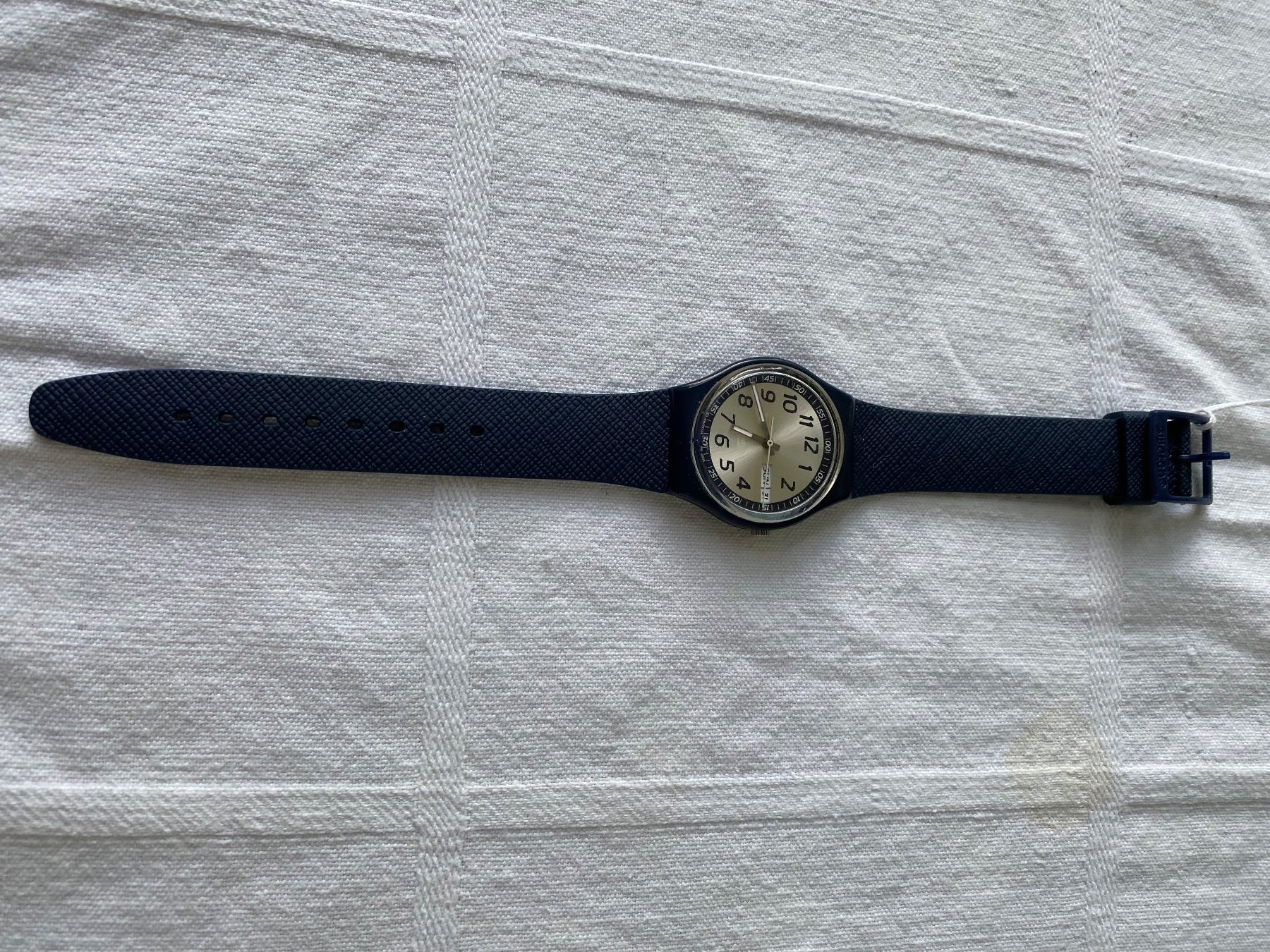 Swatch Orologi: Swatch time in Blues dunkelblau – Usato da Wallisellen venduto da skorpion-11 1
