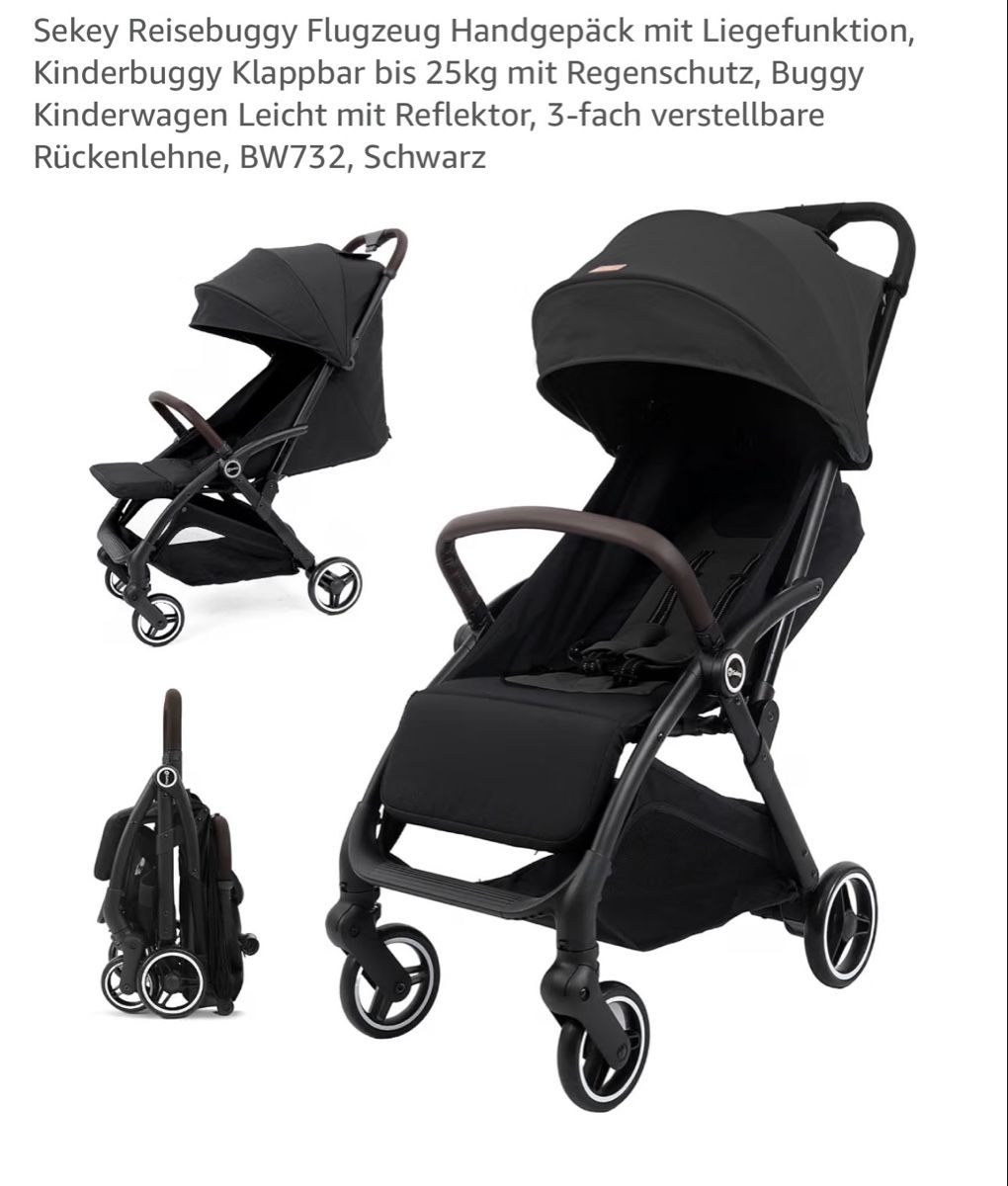 Kinderwagen: Sekey Reisebuggy Flug Rucksack Handgepäck BW732 – Neu (gemäss Beschreibung) aus Maisprach von ch.belk 1