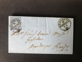 1865, Schönes Faltbriefli nach Magadino….mit Nr.31