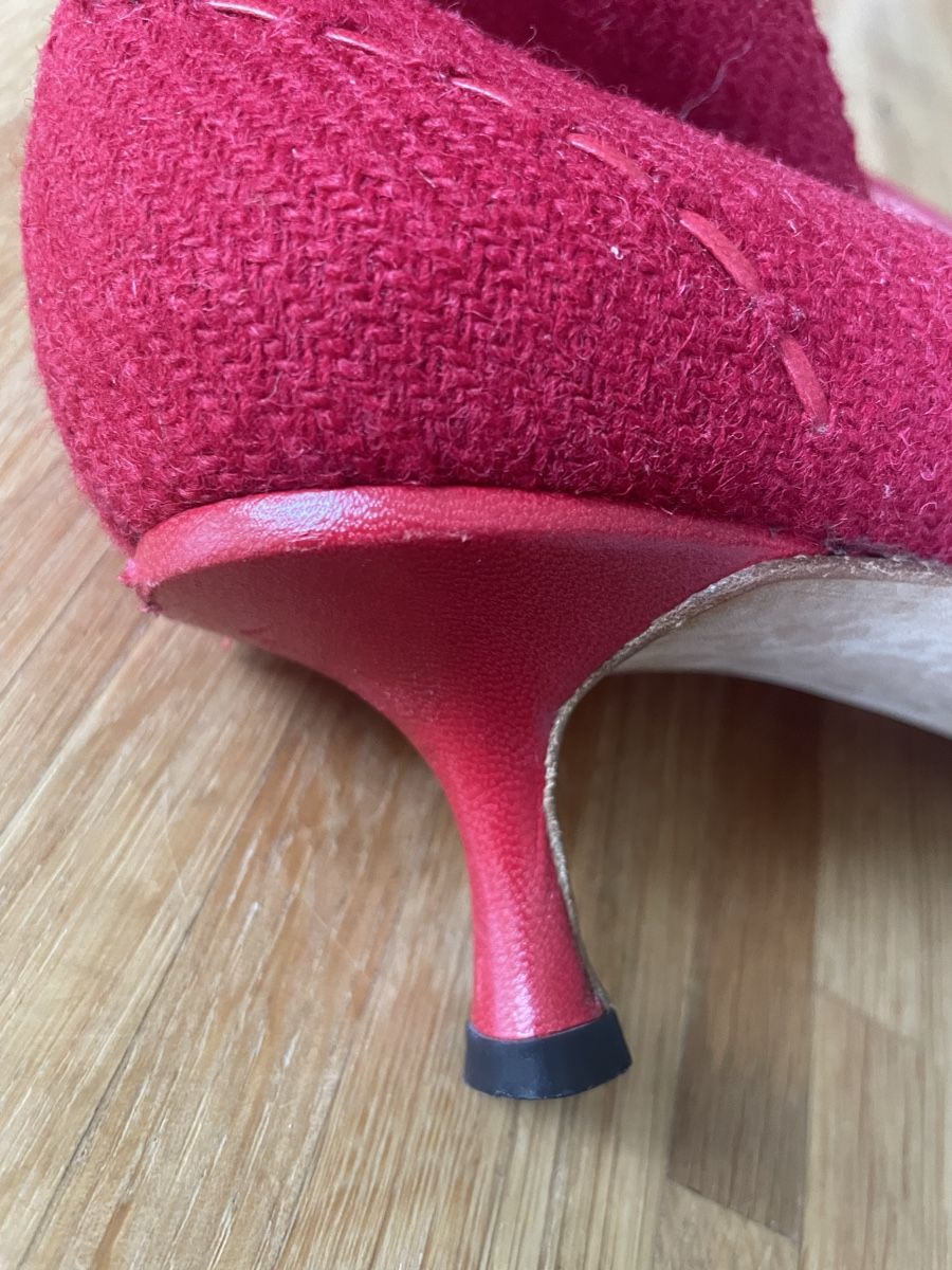Jimmy Choo Scarpe da donna: Escarpins rouges tweed Jimmy Choo – Usato da Troinex venduto da nadinebmichaelson 2