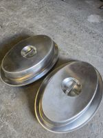 Servierplatten mit Deckel oval Edelstahl gebraucht