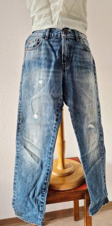 JEANS LEVI STRAUSS & CO W 29 M 38 505 - 0217 UNIKAT HOSE