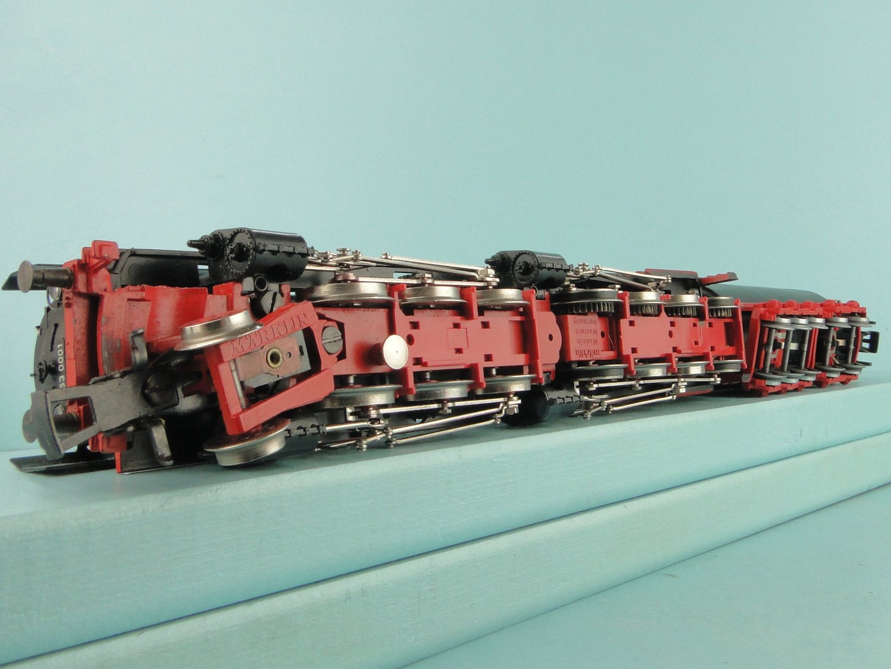 Märklin Modellini di ferrovie: Märklin HAMO 8302 Dampflok BR 53 Mallet, DC – Usato da Bülach venduto da cann11 2