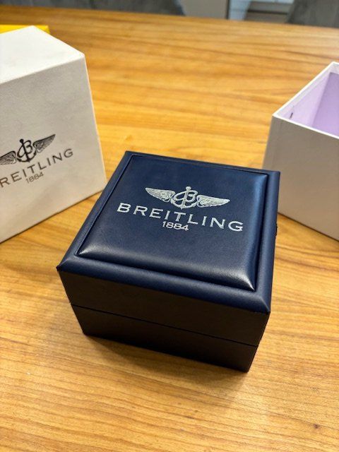 Breitling Scatole porta orologi: Breitling Box / Case / Schachtel – Usato da Grenchen venduto da chaga1234 1
