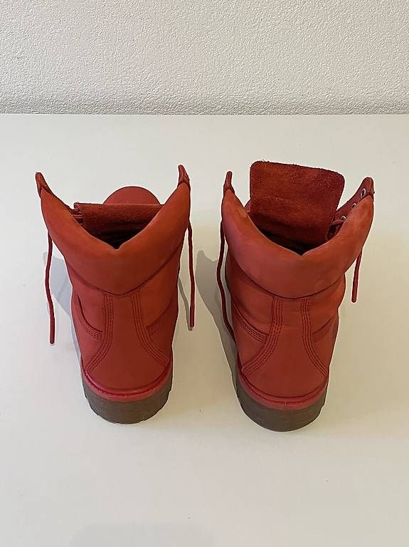 Scarpe da uomo: Timberland 6-Inch Premium - Chaussures Rouges – Usato da Gland venduto da Khazmur1 3