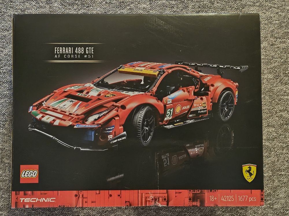 Lego Technic Set 42125 Ferrari 488 GTE (Gebraucht) in Beringen für CHF ...