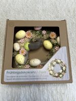 Couronne de Pâques printanière, décoration porte, neuf
