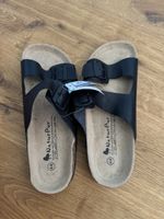 Pantoletten Naturpur Schwarz Grösse 44 mit Etikett