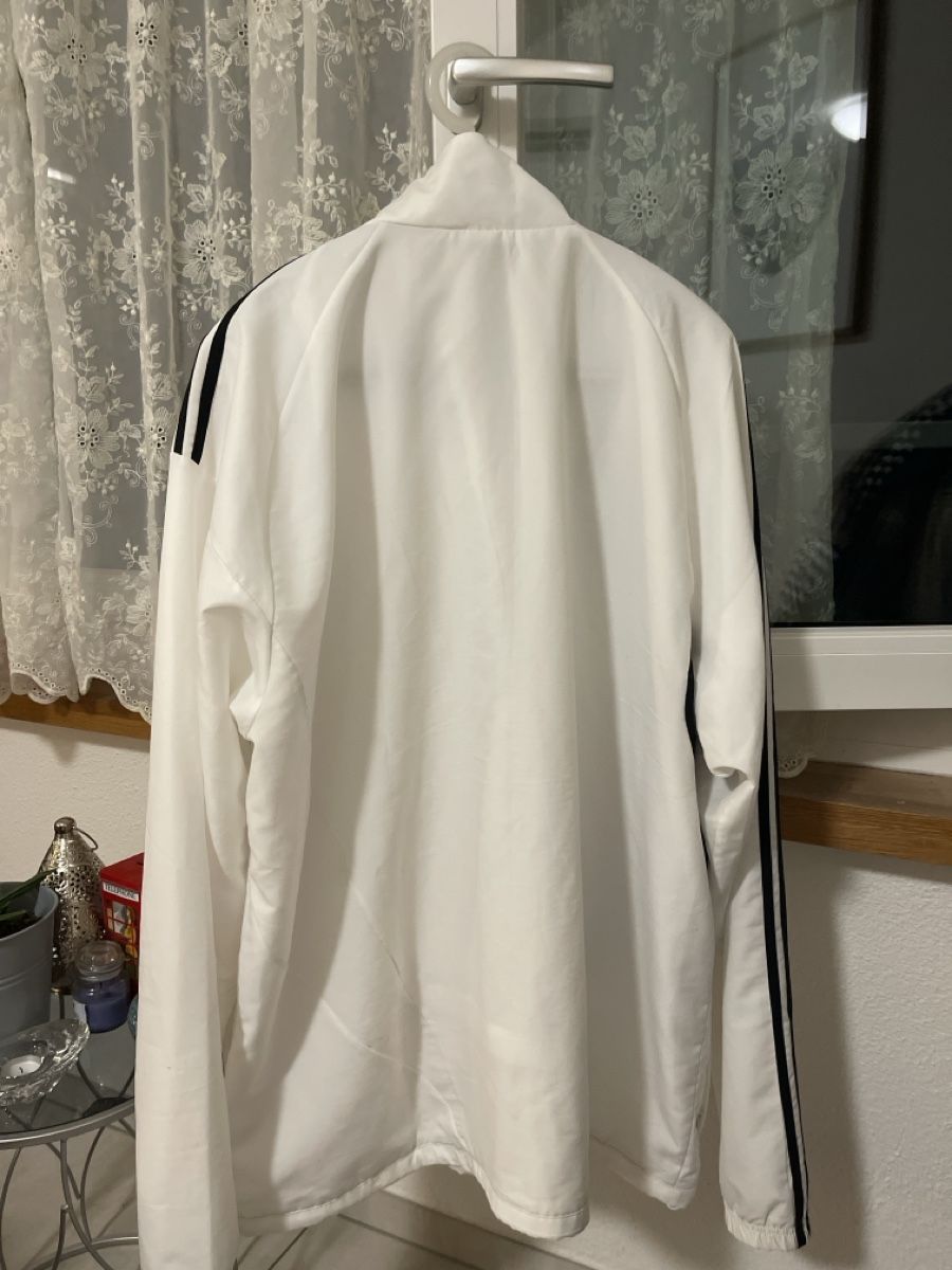 Adidas Giacche: Adidas White Track Jacket Size xxl used – Nuovo (secondo la descrizione) da Winterthur venduto da shp_xcc5 3