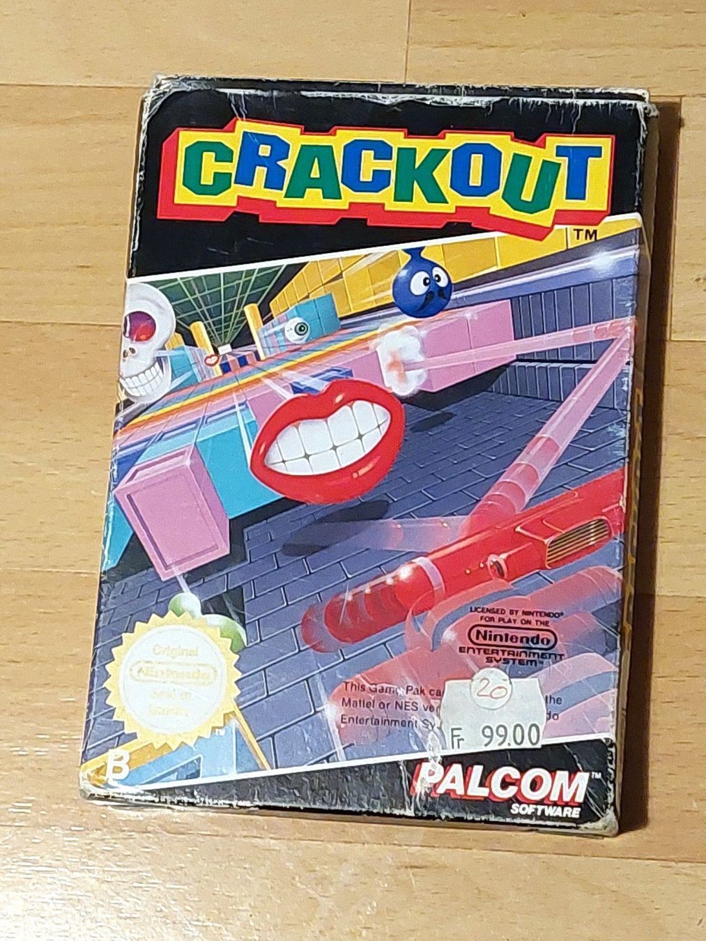 Nintendo Giochi: CRACKOUT (PAL) - NINTENDO NES – Usato da Spiegel b. Bern venduto da Natix