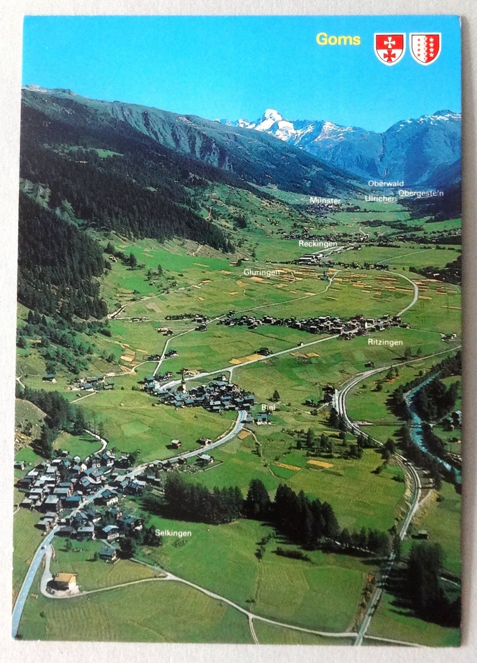 Cartoline postali: Goms mit Galenstock, Wallis – Usato da Fétigny venduto da Billy2miny