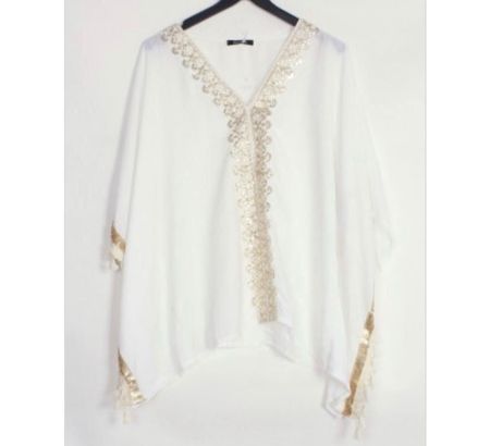 Tunique orientale noire ou blanche