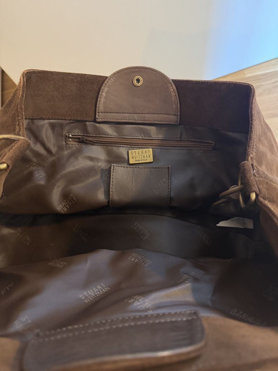 Stuart Weitzman Taschen für Damen: Damen Handtasche Stuart Weitzman braun suede – Gebraucht aus Reinach BL von K.zh.A 1