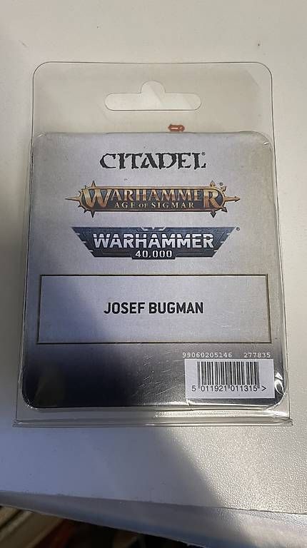 Statuette: Joseph Bugmann Warhammer World Edition – Nuovo e nell'imballaggio originale da Therwil venduto da rubininio 1