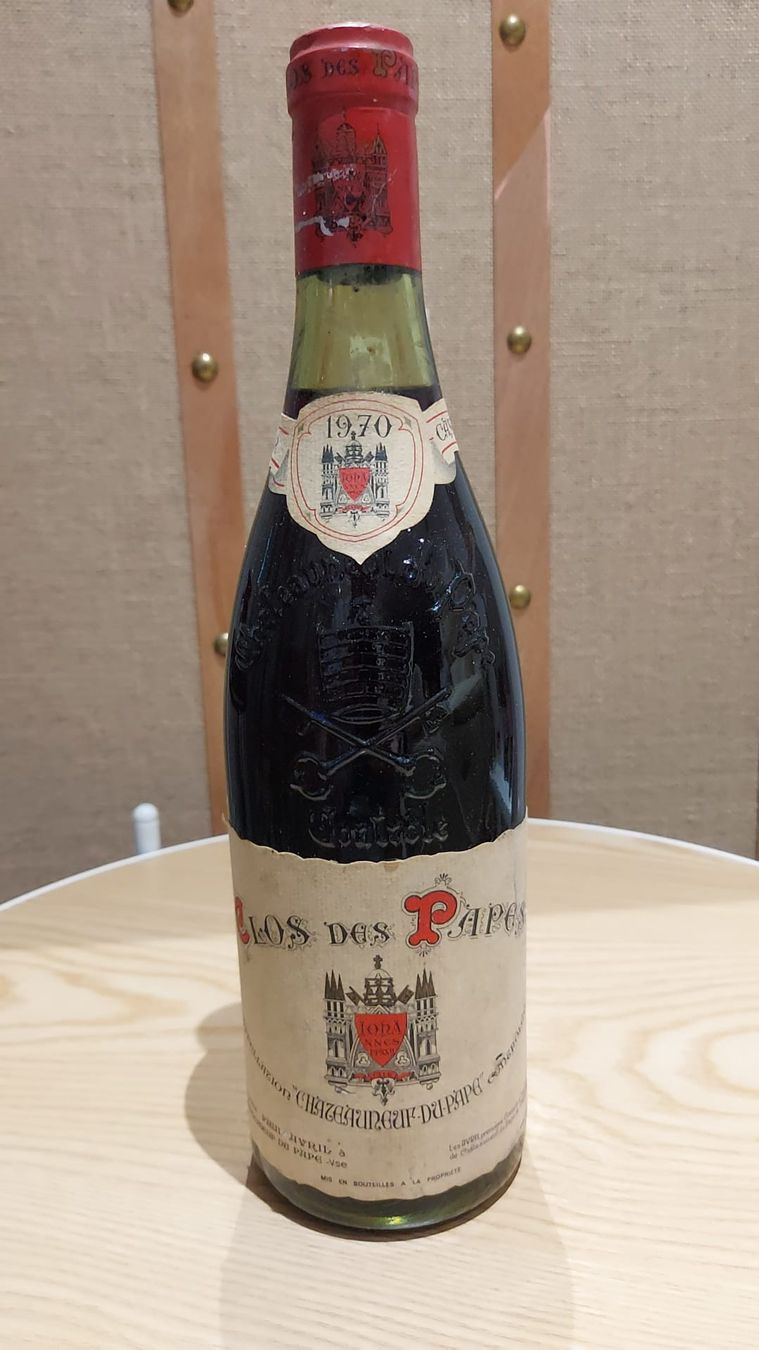 Wein: 1xWeinflasche Clos des Papes 1970 – Neu und originalverpackt aus Rikon im Tösstal von fragolina40