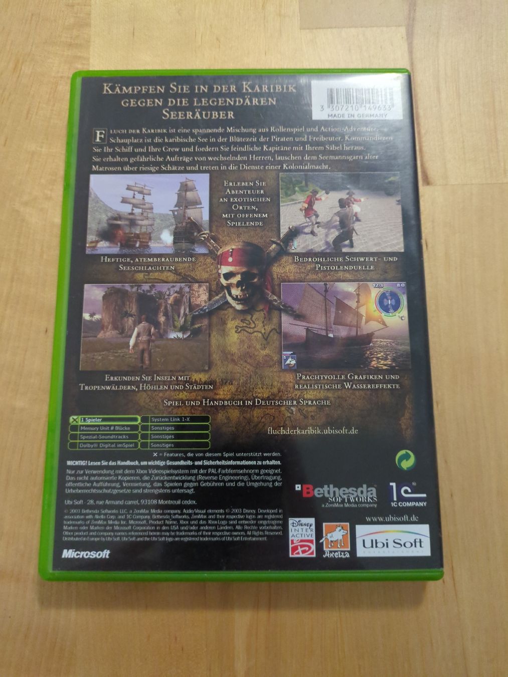 Microsoft Giochi: Xbox Fluch der Karibik - Pirates des Caraïbes – Usato da Genève venduto da ims1 2