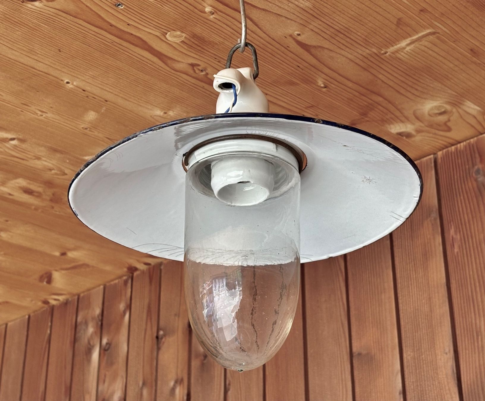 Lampes: antike Stalllampe Deckenlampe – D'occasion à Lüchingen par Eeizo 2