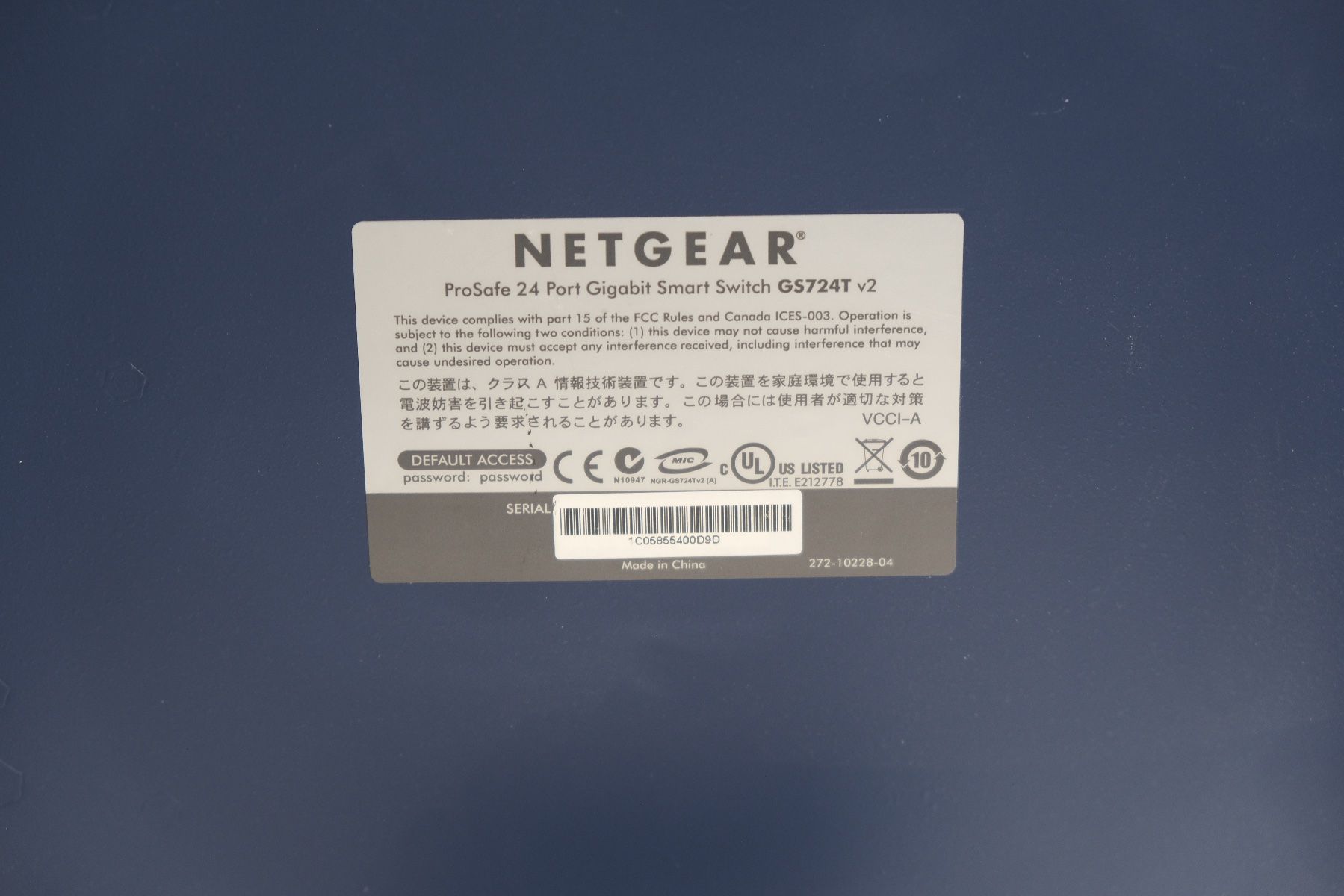 Racks & Cavalletti: Netzwerk Switch Netgear GS714T – Usato da Egg SZ venduto da fsc_g2v2 4
