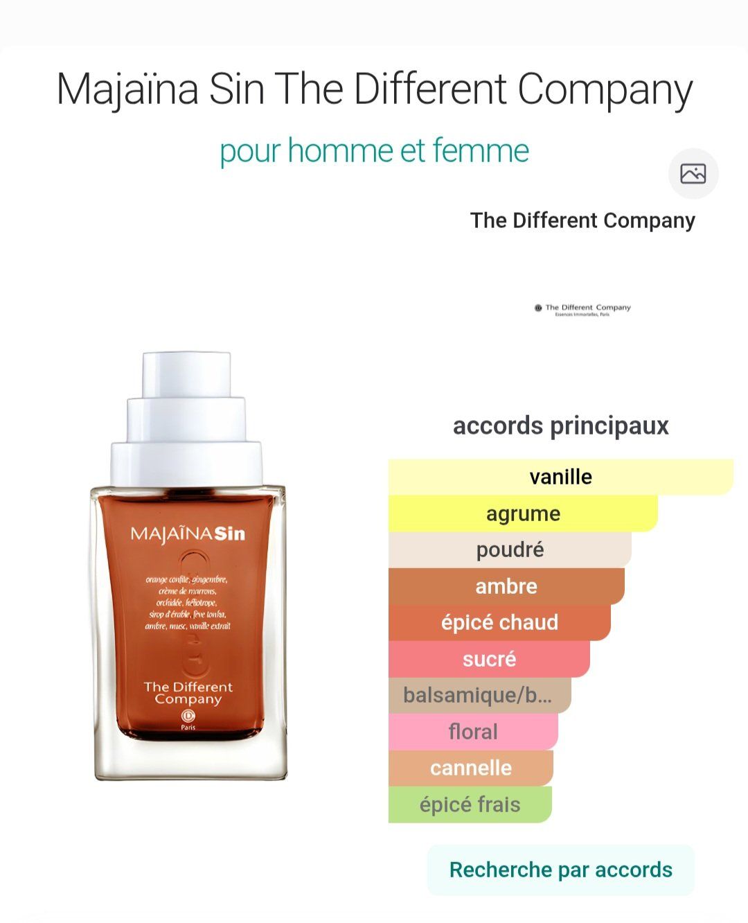 Profumi & Eau de Toilette: Parfum Majaina Sin - The Different Company – Usato da Lausanne venduto da Super-cerise 4