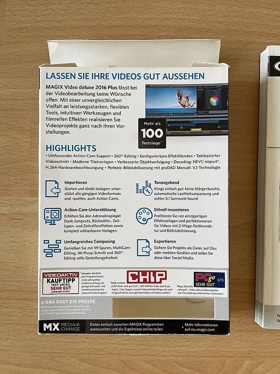 Software: Videoschnittprogramm MAGIX Video Deluxe 16 Plus – Gebraucht aus Oberburg von Sina.B 1