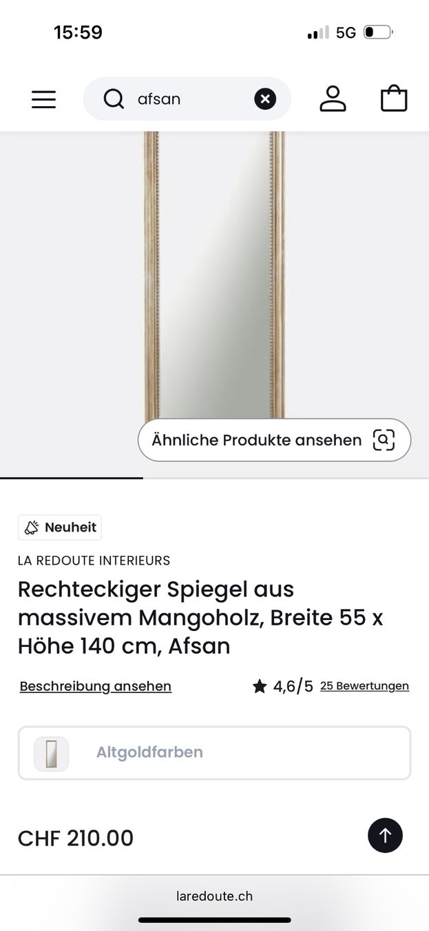 La Redoute Miroirs: La Redoute Mirror – Neuf (Voir description) à Richterswil par yan_m6sw 2
