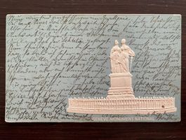 GENÈVE Monument National, Prägekarte, Patriotismus, 1901