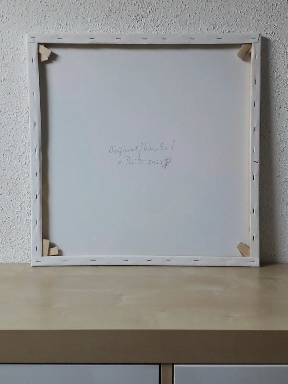 Dipinti: Gemälde Blumen expressiv Künstler: Manuela Reitz – Nuovo e nell'imballaggio originale da Balve venduto da Manu_1303 9