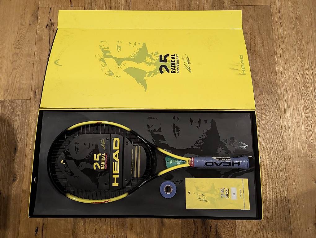 Racchette: HEAD Radical OS 25th Anniversary Limited Edition racket – Usato da St. Gallen venduto da eisor