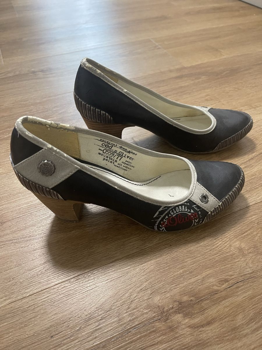 S.Oliver Damenschuhe: S.Oliver Schuhe Gr 39 in Grau – Gebraucht aus Bassersdorf von Sandy456