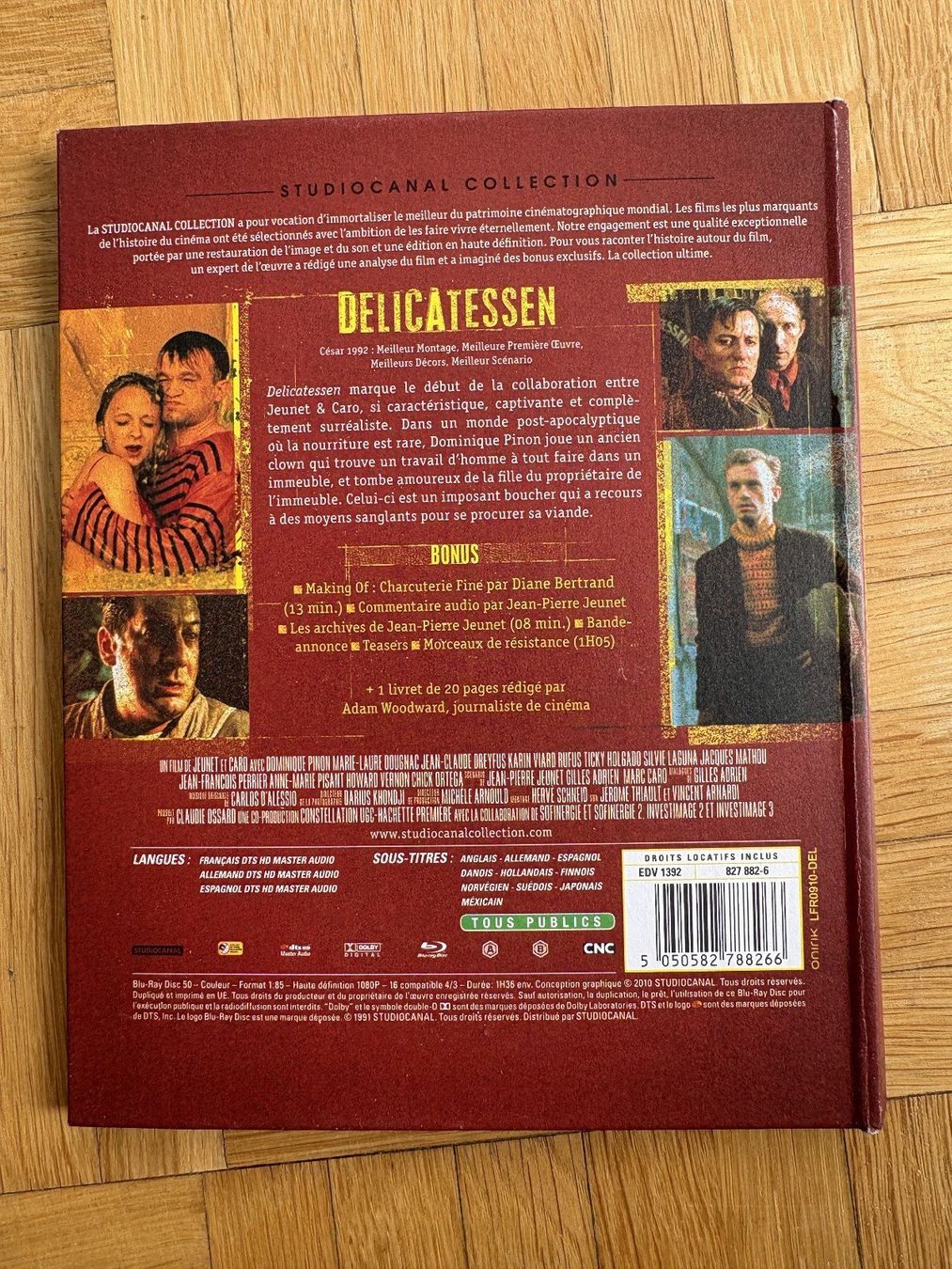 Tutti i DVDs: Delicatessen - Digibook - Blu-ray – Usato da Zürich venduto da Malcom 3