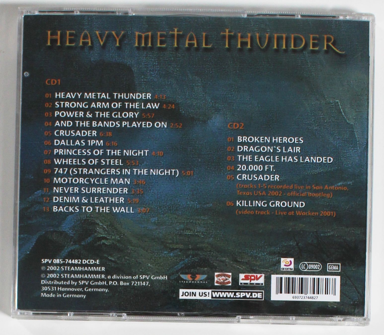 CD: 2CD - SAXON - HEAVY METAL THUNDER – Usato da Brüttisellen venduto da Collector-Corner 3
