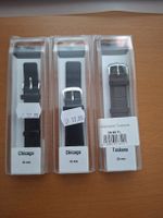 3x Uhrenarmbänder Chicago Toscana Leder verschiedene Groesse