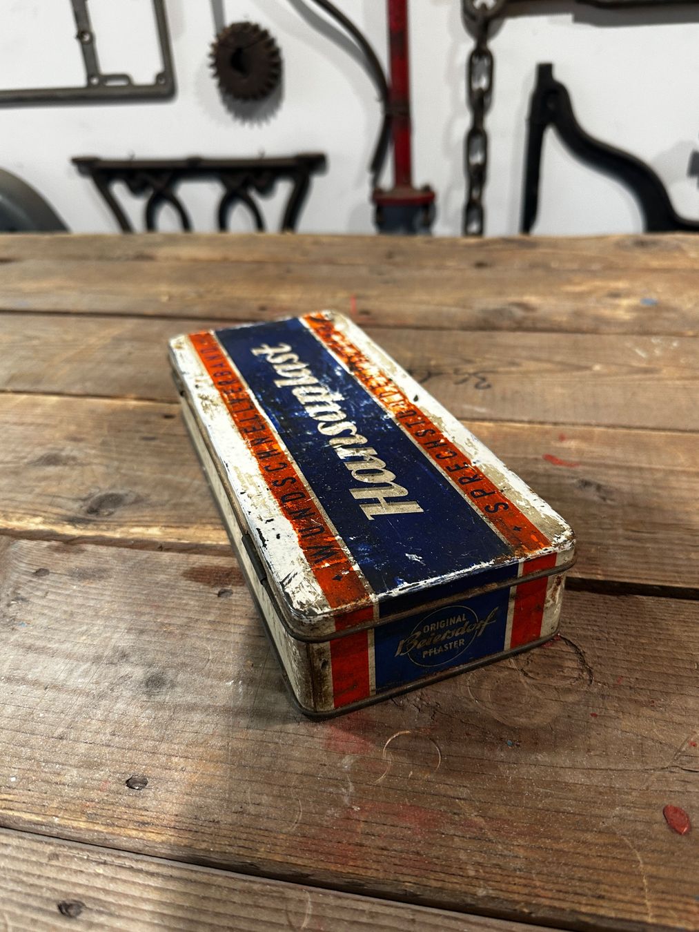 Dosen: Blechdose Hansaplast Retro / Vintage – Gebraucht aus Luzern von Fracht-Design 4