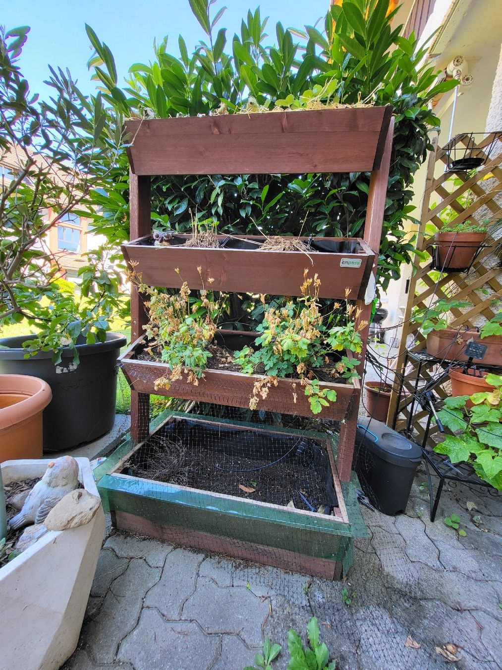 Vasi per fiori: Hochbeet Mehrstöckig & verstellbar – Usato da Watt venduto da claumau1