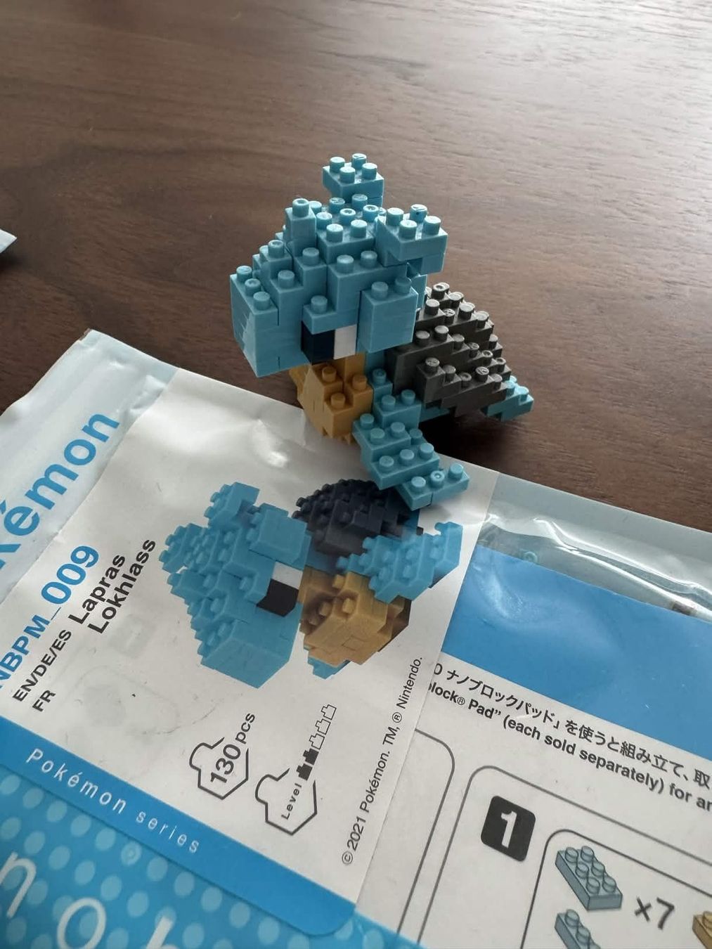 Pokémon Giocattoli: Pokemon nanoblock Ronflex + Lokhlass – Usato da Croy venduto da Takenba 2