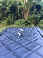 Ring aus Edelstahl Silberfarben Grösse 18mm Modeschmuck