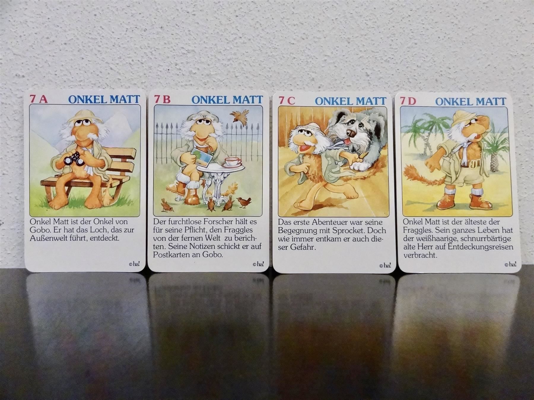 Giochi: schönes altes Quartett DIE FRAGGLES 1984 – Usato da Kerzers venduto da wisaundso 8