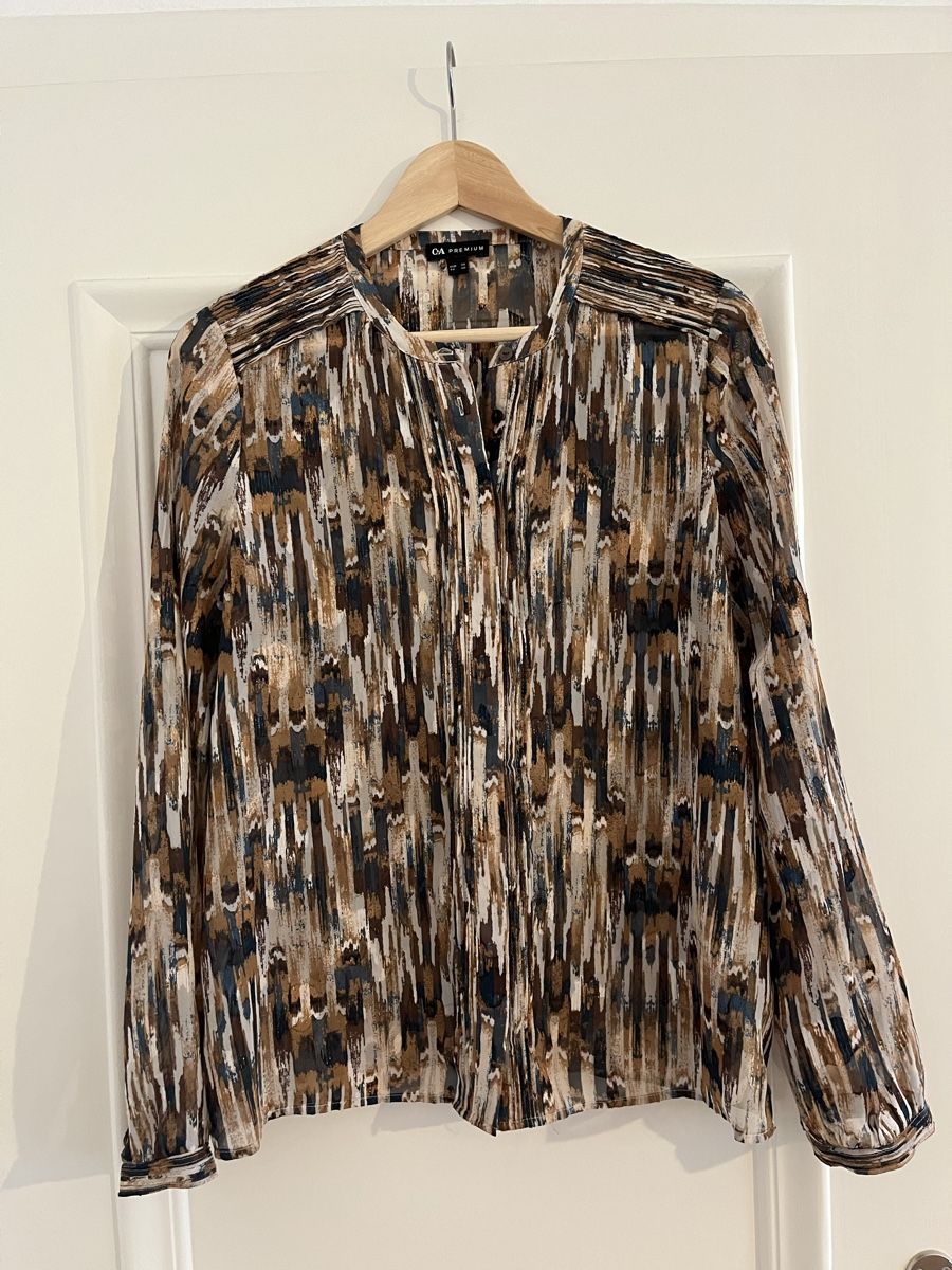 C&A Blusen: C&A Premium Chiffonbluse mit Lurex, Gr. 38 – Gebraucht aus Zürich von vintage_for_you 1