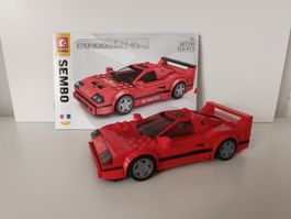 Sembo Klemmbaustein Set Sportwagen 1:24