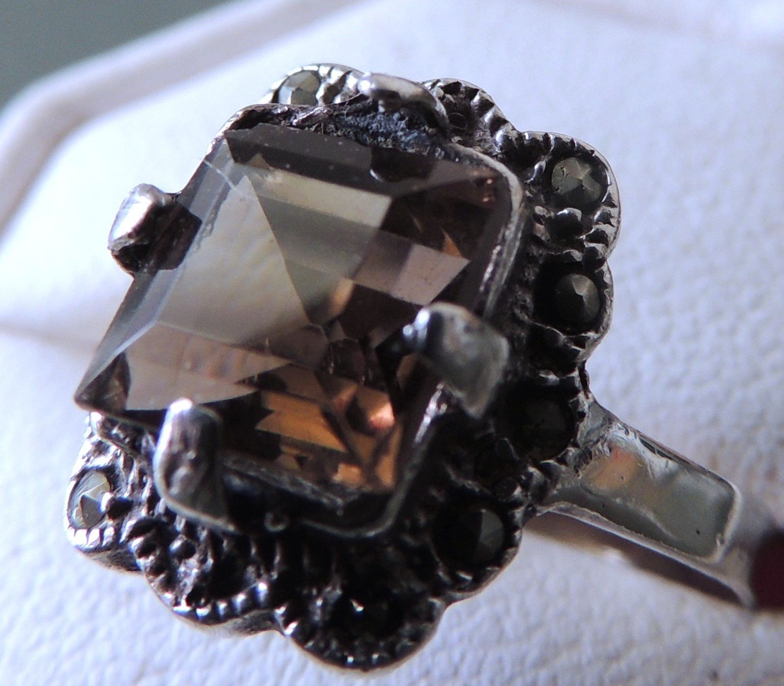 Ringe: Rauchquarz Silber 925 Fingerring Gr. 57 – Gebraucht aus Waldenburg von schaller707 1