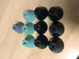 LEGO 10x Rundstein Kegel 4x4x3 (3943b)