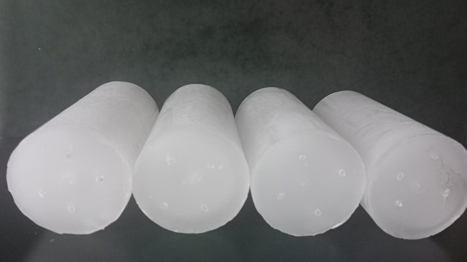 Candele: Kerzen Raureif weiss 4er Set – Nuovo (secondo la descrizione) da Salez venduto da Robe12 3
